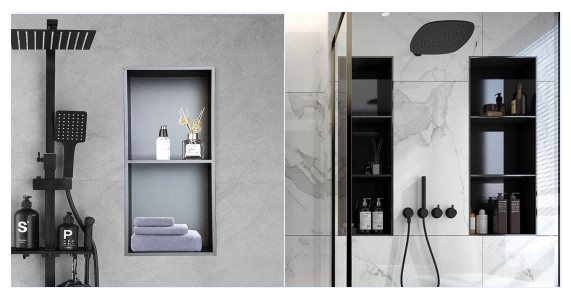 two tiers wall niche