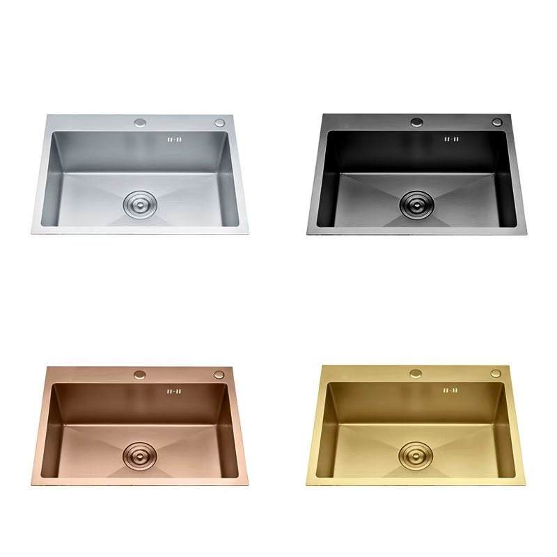 Stainless steel handmade kitchen sink